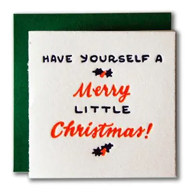 Merry Little Christmas Tiny Card