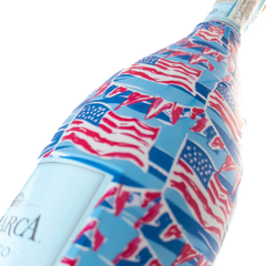 Stars & Stripes – Champagne Bottle Wrap (Fits La Marca 750ml)