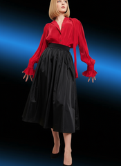 The Scarlett Bow Blouse