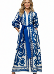 Santorini Azul Maxi Dress | The Vivid Hue Edit
