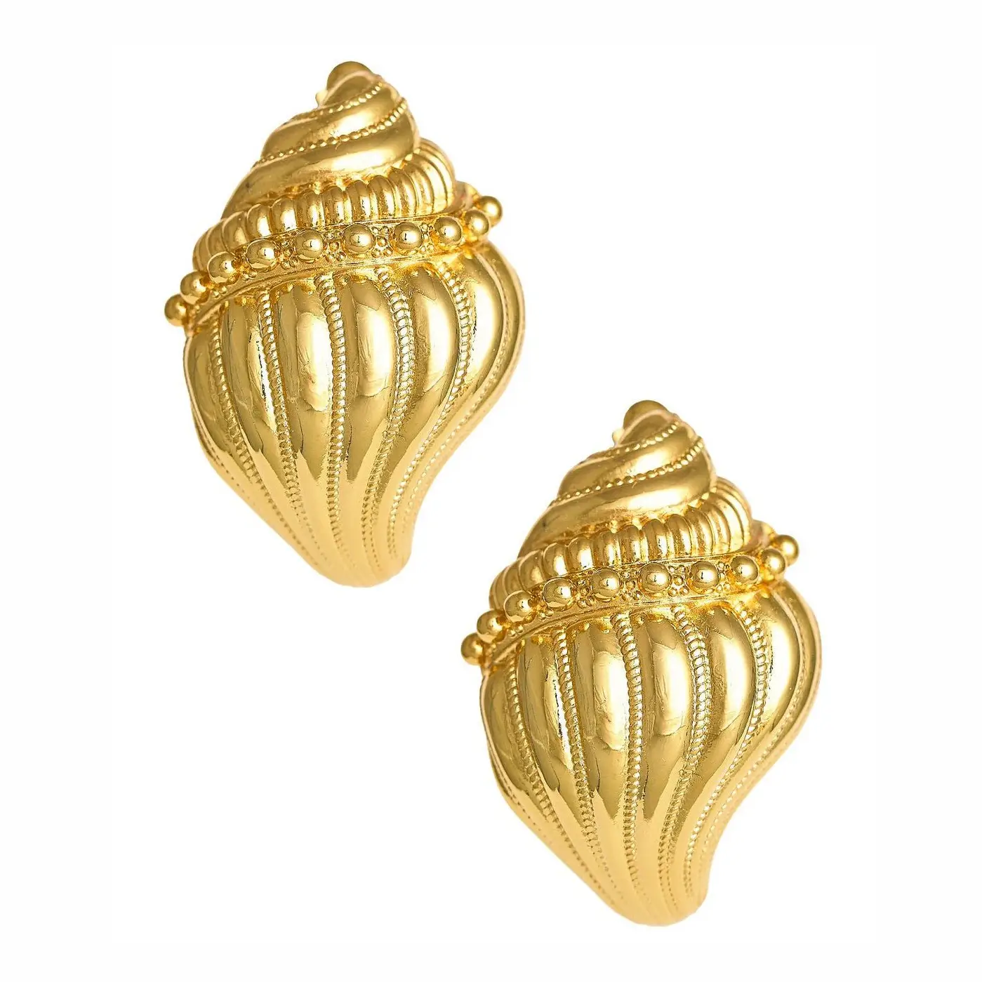 James Conch Shell Earrings