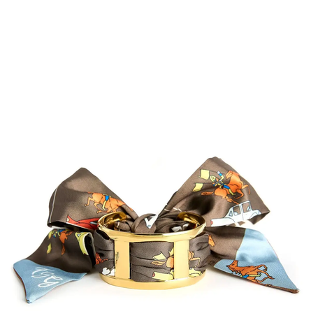 Brown Wyatt Scarf Cuff Bracelet