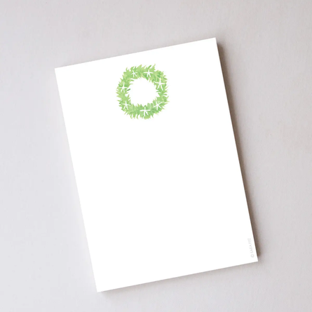 Starfish Wreath Notepad by Sara Fitz (5" x 7")