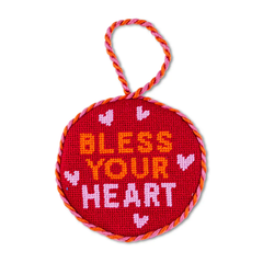 Bless Your Heart Needlepoint Ornament (Copy)