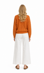 The Maribel Scallop Pant – Off White