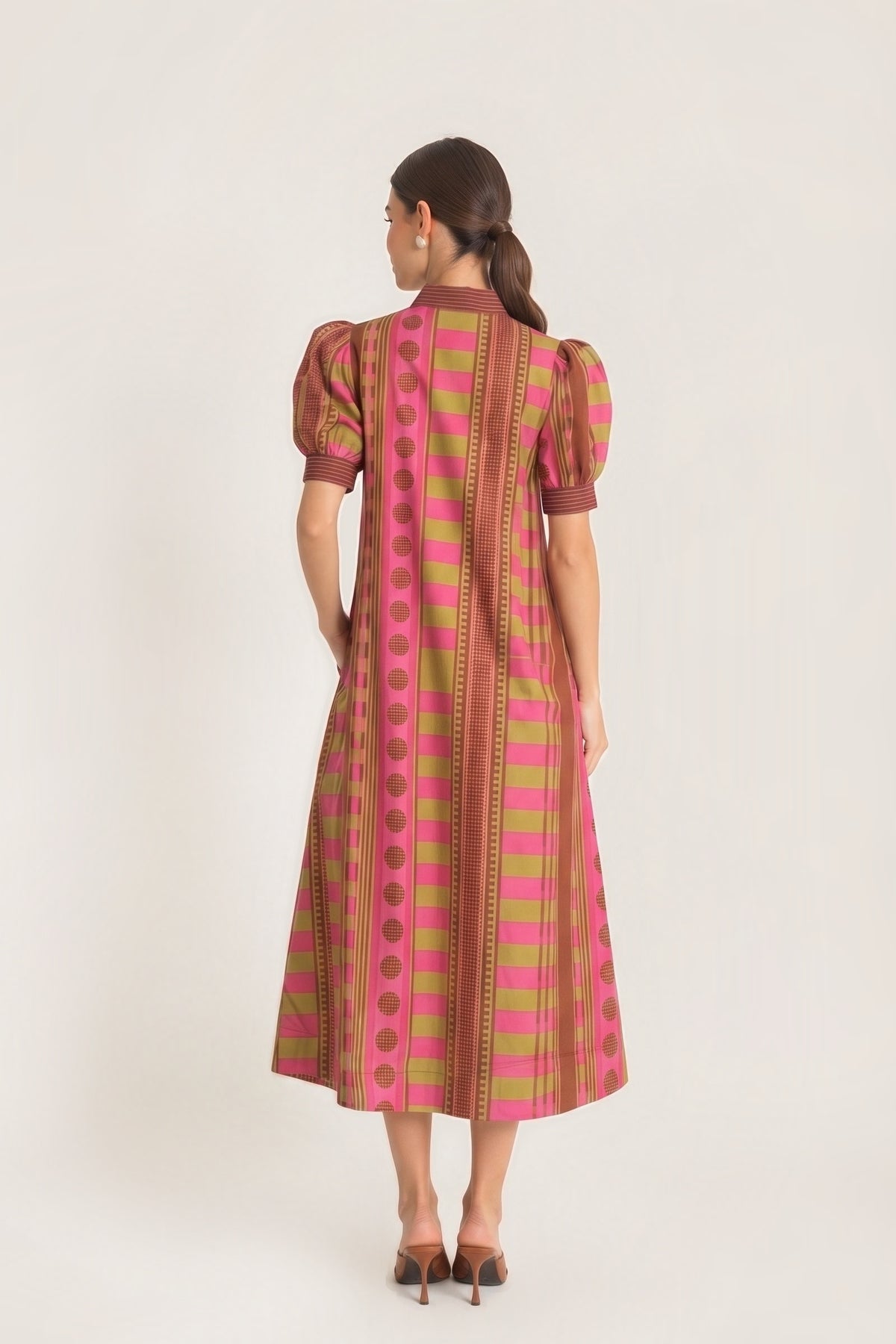 Plum Blossom Midi Dress