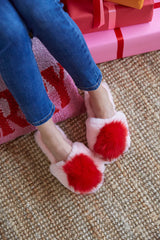 Pink Amor Slippers