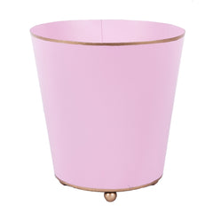 6" Round Light Pink Cachepot