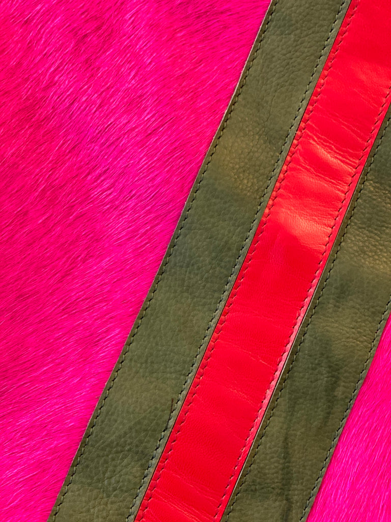 Hot Pink Hyde Stripe Tote — Parker & Hyde