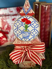 Amaryllis Ceramic Ornament