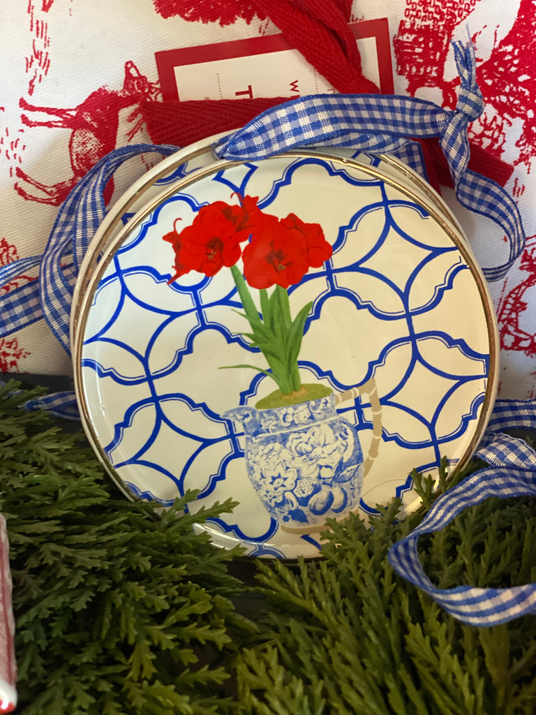 Amaryllis Ceramic Ornament