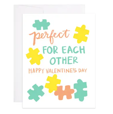 Perfect For Each Other Greeting Card