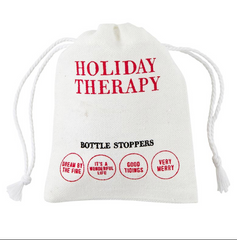 Dream Holiday Therapy Wine Stoppers- 4 pack