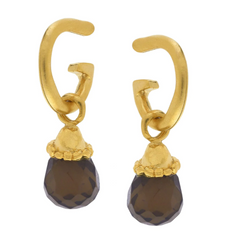 Brown Gigi Drop Earrings