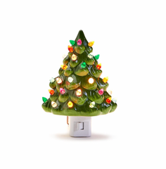 Vintage Christmas Tree Night Light