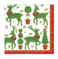 Animal Topiaries Paper Luncheon Napkins - 20 Per Package