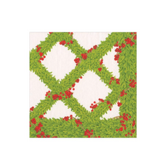 Boxwood Trellis Paper Cocktail Napkins - 20 Per Package