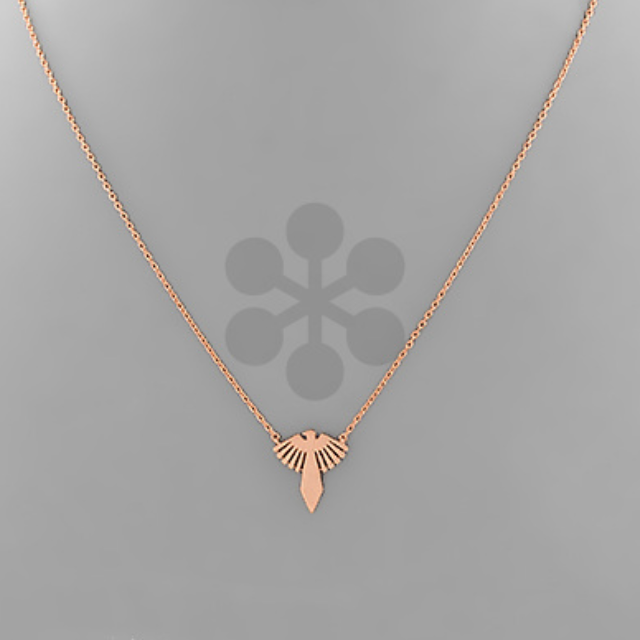 Rosegold Thunderbird Necklace