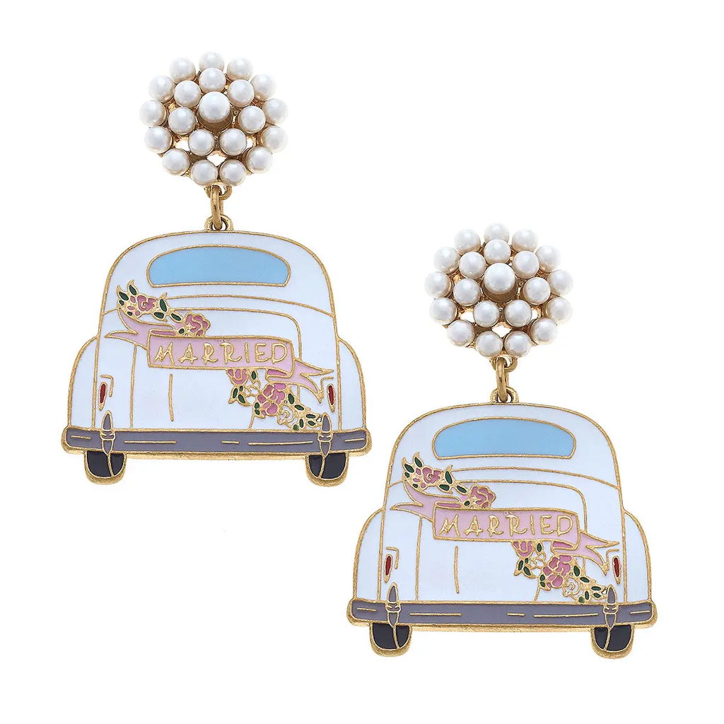Just Married Earrings