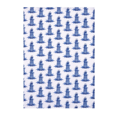 Blue Pineapple All Over Kitchen Towel