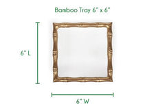 Taupe Bamboo 6x6 Tray