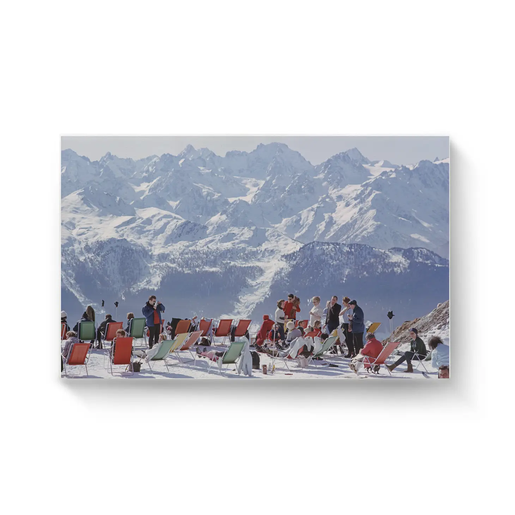 Slim Aarons Print Ski Party 16" x 24" ART