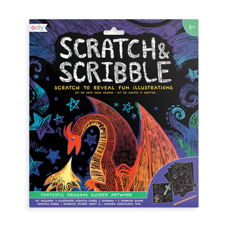 Dragons Scratch and Scribble Book