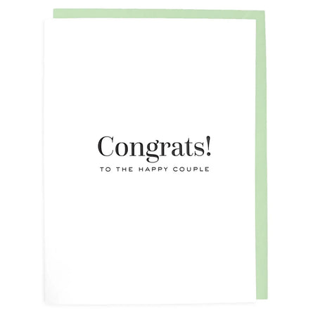 Congrats to the Happy Couple Greeting Card