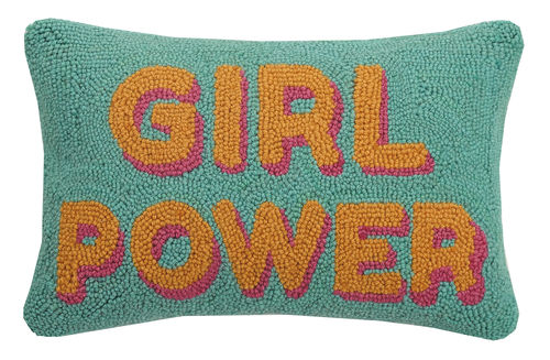 Girl Power Hook Pillow