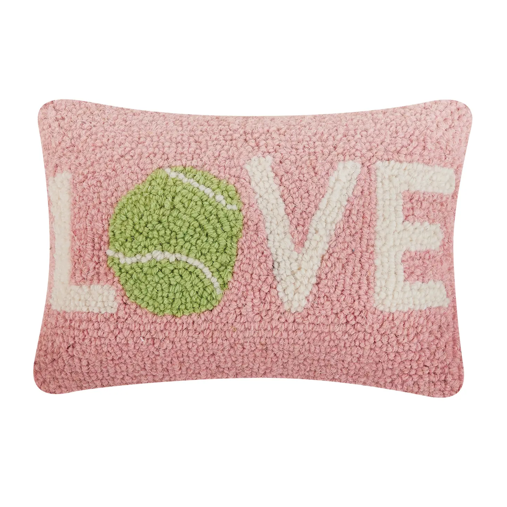 Pink Tennis Love Lumbar Pillow
