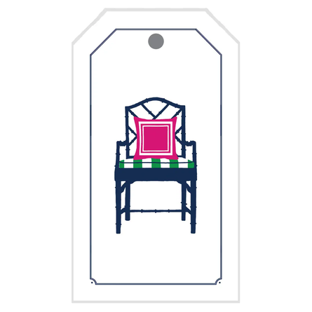 Bamboo Chair Gift Tags, S/10