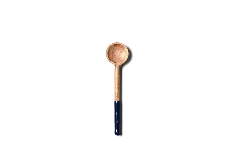 Fundamental Navy Wood Slim Appetizer Spoon