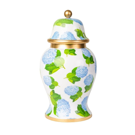 Blue Hydrangea Ginger Jar