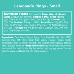 Gummy Candy Lemonade Rings