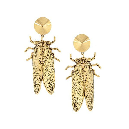 Cicada Pendant Earrings
