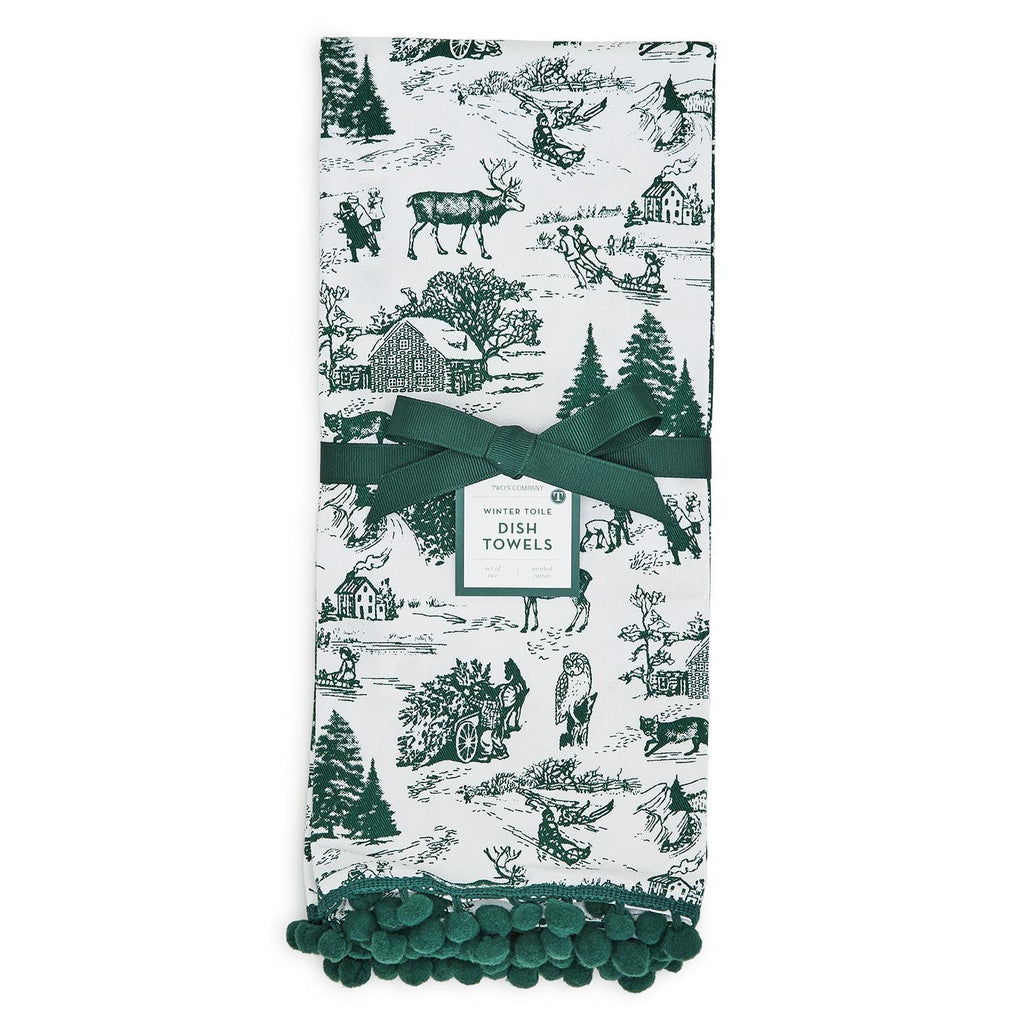 Forest Christmas Tea Towel Set