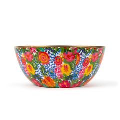 Small Blooming Garden Enameled Bowl