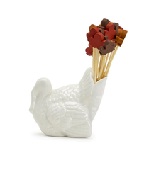 Turkey Toothpick Holder W/Toothpicks