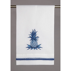 Blue Pineapple Guest Towel (single)