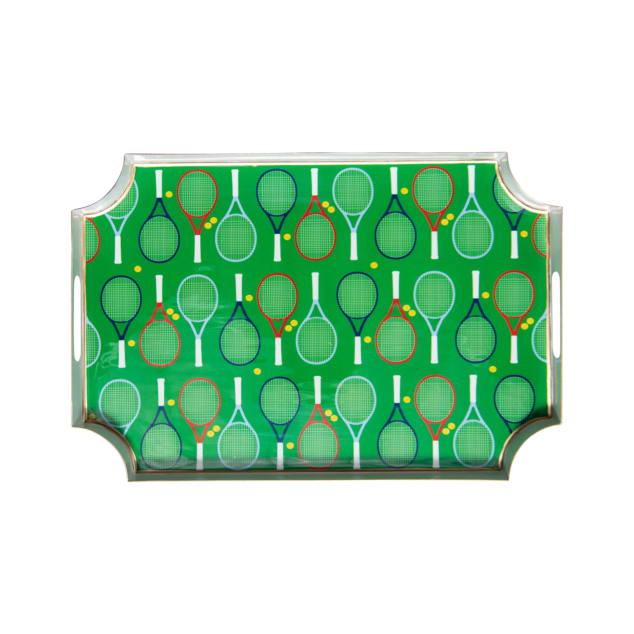 Tennis Enameled Jaye Tray