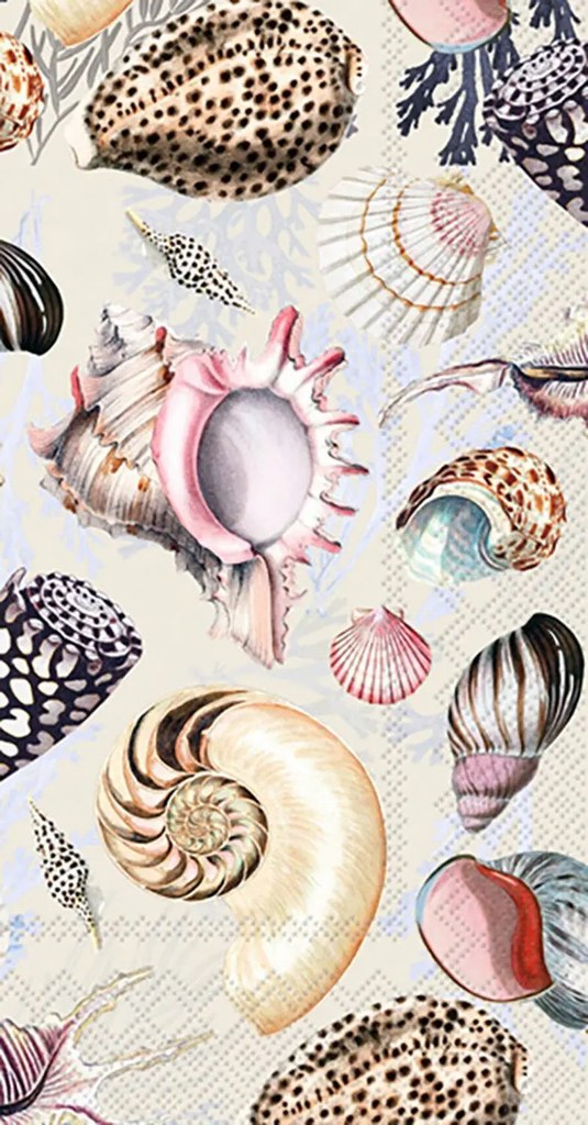 Shells of the Sea Guest Paper Napkin (16 count)