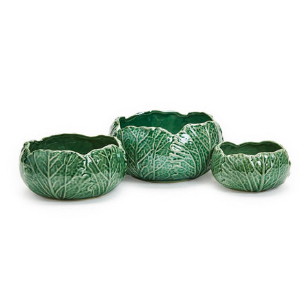 Cabbage Leaf Bowl (3 sizes, sold individually)