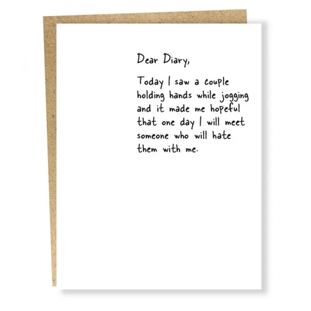 Jogging Greeting Card