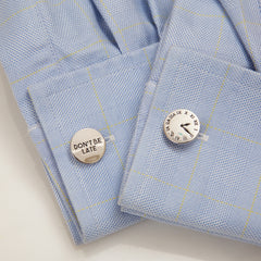 Cuff Links Dont Be Late